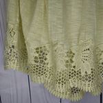 American Eagle  Outfitters Lemon Yellow Racerback Babydoll Crochet Hem Top Photo 7