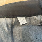 Vineyard Vines  Black Coated Denim Zipper Skinny Jeans Size 2 Photo 4