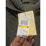 Michael Kors  Women's Wool-Blend Cowlneck Sweater Gray Size Medium NWT $89.50 Photo 4