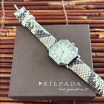 Silpada  Snakeskin Watch with Silver-Tone Case Photo 0