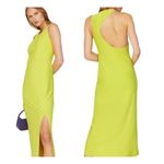 Slate + Willow Slate &‎ Willow Yellow Lime Cut Out Back Sleeveless Bodycon Maxi Dress Size S Photo 1