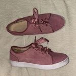 Vionic  Keke Sneakers Lilac Mauve Suede Lace Up Photo 0