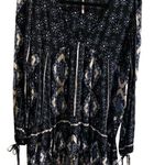 Free People  shirt down by the bay tunic xs boho hippie hi low oversized‎ Photo 1