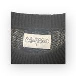 Lauren Moshi ᨎ Ladona X White Mouth Lightweight Knit Cashmere Sweater ᨎ Black S Photo 8