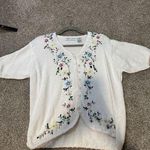 VINTAGE flower short sleeve button up Photo 0