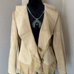 Dialogue Rare 90s/Y2K 100% Leather Suede Penny Lane Jacket Medium Women's Boho Fall Photo 0