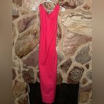 Commense Cotton & Linen Crisscross Long Dress size M Pink Size M Photo 2