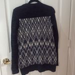 We The Free Women's Black and Gray Argyle Sweater free people size XS Photo 3