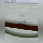 Aerie Offline by Green “Yeah, Sure, Ok” Graphic Tee with Yellow and White Text Photo 3