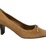 Jennifer Moore Tan Suede Pumps Photo 0