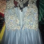 Prom Dress Blue Size 8 Photo 2