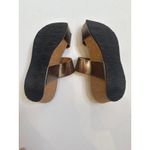 Eric Michael Lily Wedge Sandal Bronze Metallic Velcro Straps EUC Sz EU 39/ US8.5 Photo 6