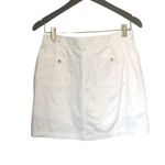 Dockers  Off‎ White Mini Skort Size 6P New Casual Stretch Photo 1