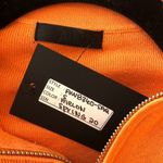 NWT ATM Orange Melon Long Sleeve Collared Balloon Sleeve Zip Cardigan Size S Photo 2