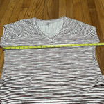 Title Nine  Hiolani V Neck T-Shirt Dress with Pockets in‎ Painted Stripe Medium Photo 7
