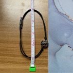 Fossil Vintage Adjustable Brown Leather Bracelet Silver Boho Circle Charm Y2K Photo 7