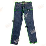 Parasuco Denim Legend Blue Jeans Women's Size 28 Zip Ankle Jean Style 8008KER Photo 4