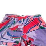 Juicy Couture Juicy‎ Couture Purple Swirl Tie Dye Terry Cloth High Rise Pull-On Shorts Sz L Photo 6