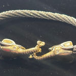 Park Lane  Elephants Cable Bracelet Swarovski Crystals Silver Tone Photo 0