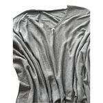 Modern Women Winter Knitted Poncho Gray Photo 2