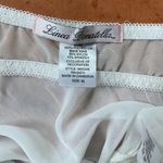 Linea Donatella White Lace Trimmed Babydoll Pearls Padded underwire Teddy 🔥 Photo 4