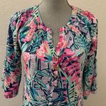 Lilly Pulitzer Teigen Slathouse Soiree Dress XS Purple Elephant Pima Excellent Photo 5