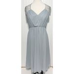 ASOS  Kate Lace Maxi Dress Gown Eyelash Lace V-Neck Short Sleeves Baby Blue‎ 6 Photo 1