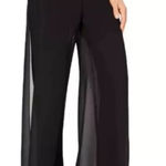 Adrianna Papell  Wide Leg Evening Pants in Black Size 12 Photo 0