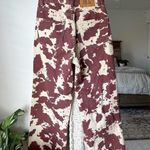Urban Outfitters BDG  High and Wide Cow Print Jeans Photo 8