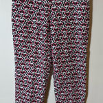 Talbots  Butterfly Print Stretch Ankle Pants Size 10‎ Photo 0