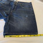 Route 66  Denim Jean Shorts Classic Fit Women’s Sz 8 Lightly Distressed 6.5” Insm Photo 7