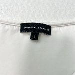Universal Threads UNIVERSAL STANDARD Front Knot Luxe Top Blouse Short Sleeve Classic White 1X, S Photo 6