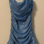 American Threads Alora Strapless Sequin Mini HoCo Dress Photo 0