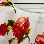 Show Me Your Mumu White Floral Rose Satin Blouse Top Size Small Photo 4
