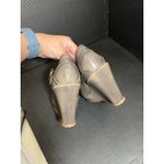 Kork-Ease  Yuli Mary Jane Platform Wedges Heel Gray Leather Size 9.5 EU 41 Buckle Photo 5