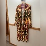 Farm Rio EUC  Brazil Tropical Linen Blend Kimono Duster Cardigan size small/large Photo 2