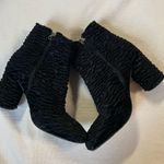 ZARA Basic Velour Heel Boots Photo 3