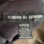 Cable & Gauge Black Grommet Top, Y2K Punk, Grunge, Indie‎ Sleaze, Rocker, Small, Streetwear Photo 3