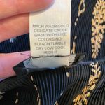 Virgo Dress 8 Maxi Black Beige Ribbed Slinky Scoop Neck Shoulder Pads Vintage Photo 8