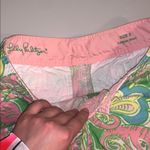 Lilly Pulitzer  Chin Chin Callahan Flat Front Shorts Golf Pink Green Elephants 2 Photo 5