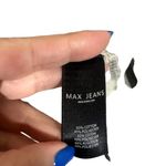 Max jeans Gray Embroidered Long Sleeve Casual Pullover Sweatshirt Women Sz S Photo 6