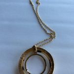 Tortoise Shell Resin Necklace Photo 2