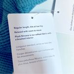 Athleta  Blue Balance Waffle Hoodie Sweatshirt Size L NWT Photo 12