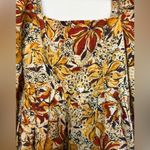 & Other Stories NWT & Other Stories mini smock dress w/ volume sleeves in autumnal floral Size 4 Photo 7