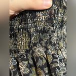 Susana Monaco  Off The Shoulder Dark Colored Floral All Over Print Design Dress Photo 9