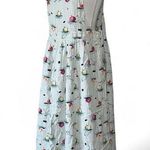 Moda International Overall Dress Blue Size M Photo 0