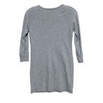 James Perse Standard  Gray Raglan Sweatshirt Dress Made USA Womens Small Photo 2