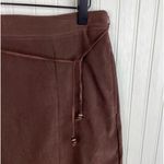 White Stag Vintage Y2K  Stretch Skirt Brown Faux Suede Size 10 Western Bohemian Photo 2