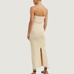 SheIn Twist Front Knit Bodycon Maxi Tube Dress Photo 6