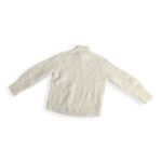 Madewell Womens Cream Colored Wool-Alpaca Blend Bouclé-Knit Oversized Sweater Photo 3